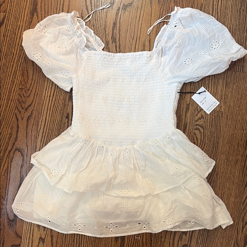 Japna White Mini Dress